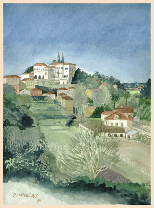 Sintra, vista geral do Palácio da Vila
